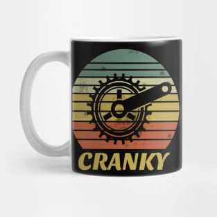 Bicycle Cranky Retro Vintage Gift For Cycling Lovers Mug